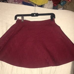 Red skirt